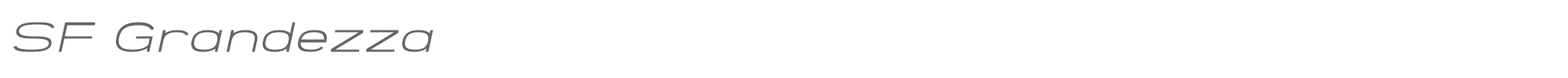 SF Grandezza SF Grandezza Light Oblique.ttf font preview